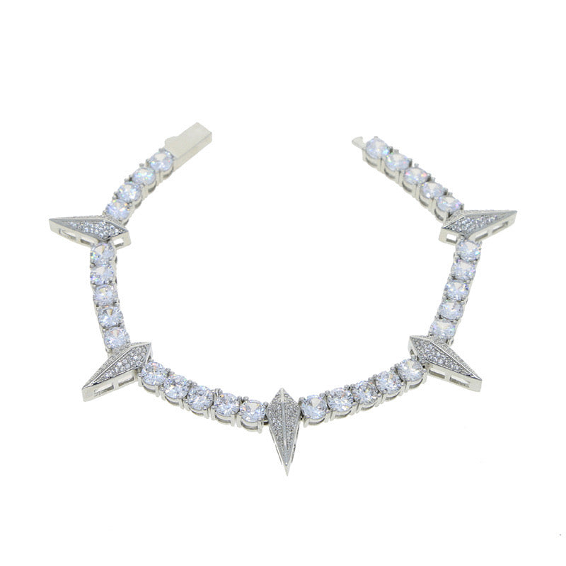 Tribal Style Zirconia Bracelet