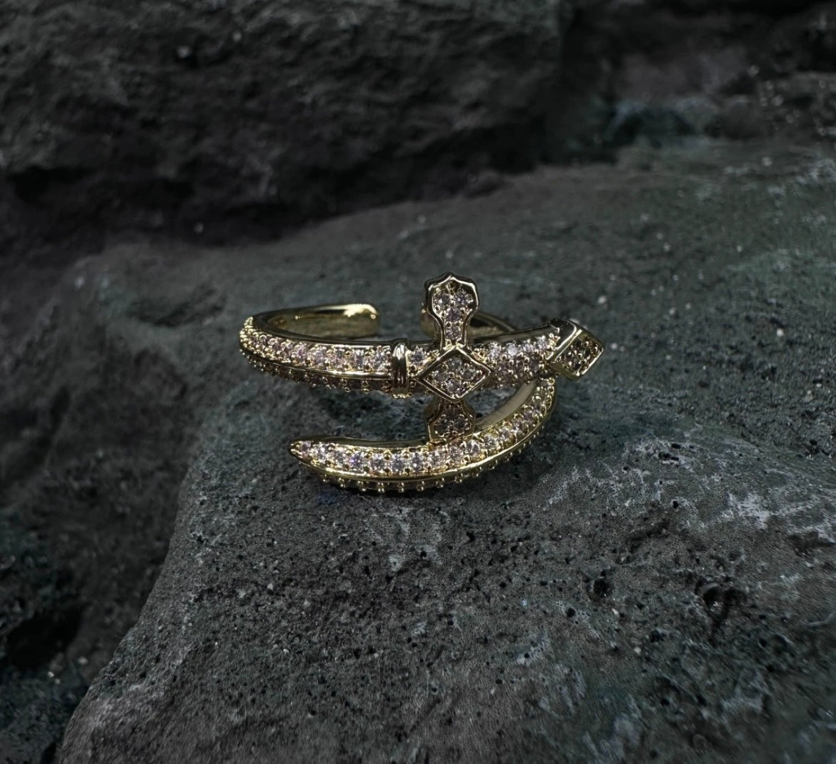 Sword of Justice Zirconia Ring