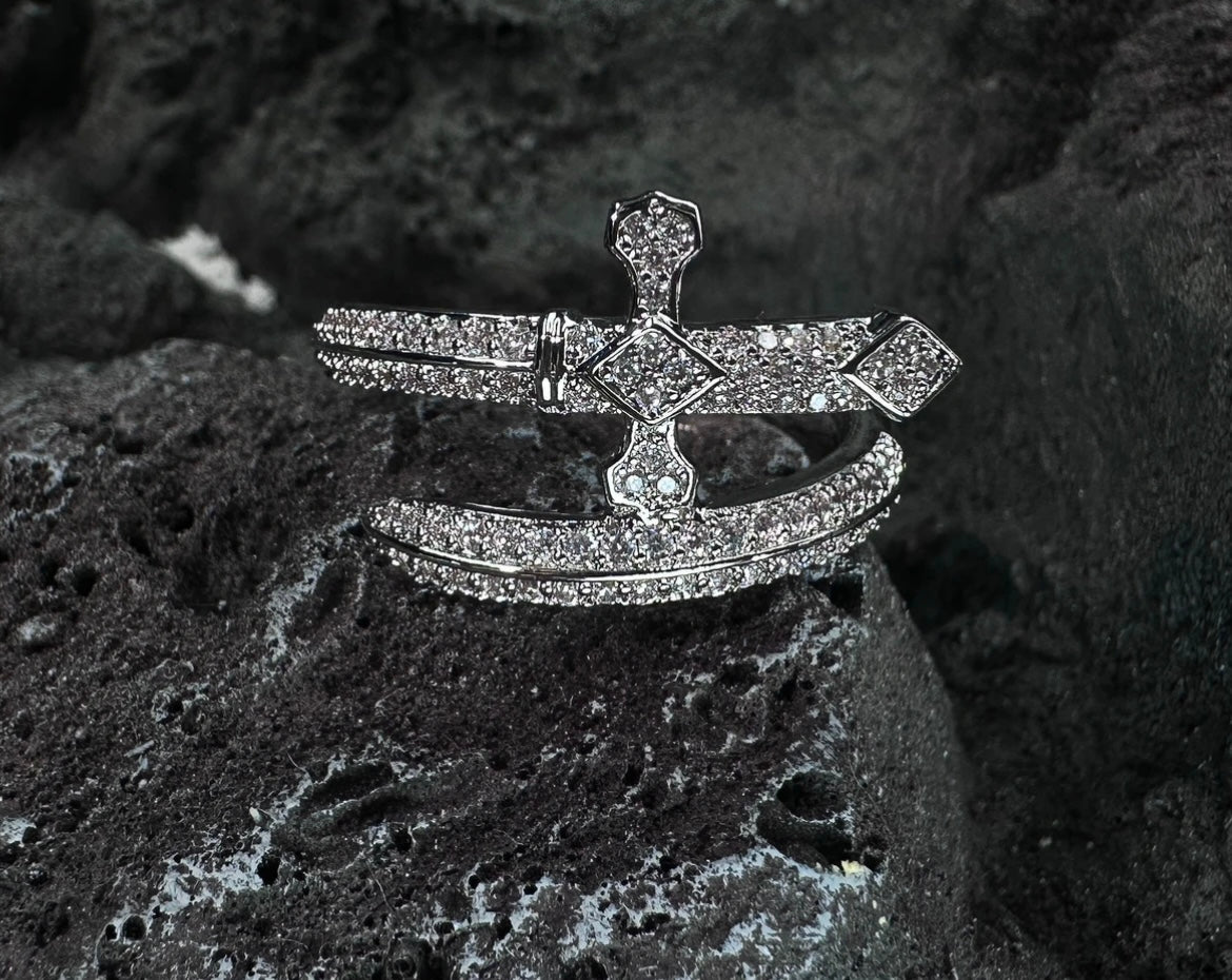 Sword of Justice Zirconia Ring