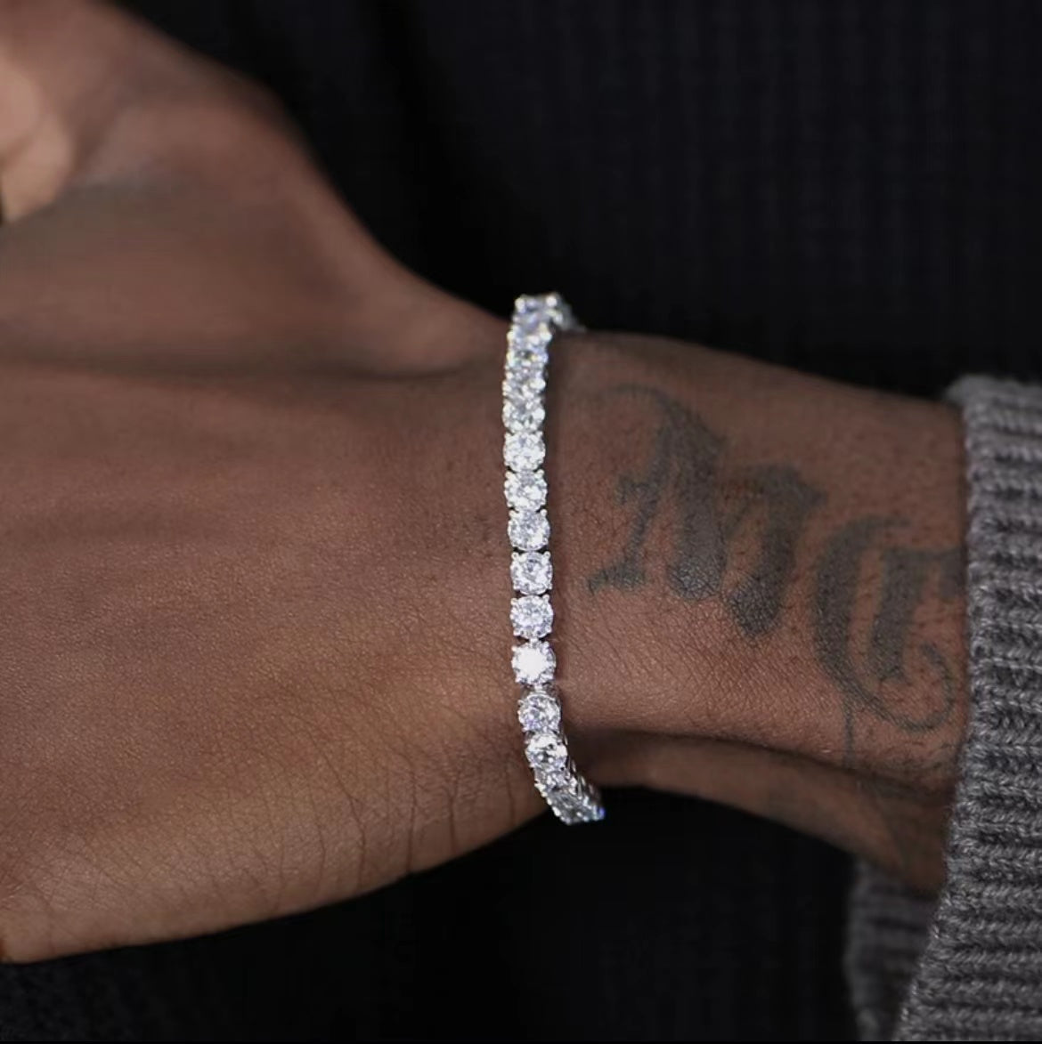 Personalized Design Bracelet with Diamonds